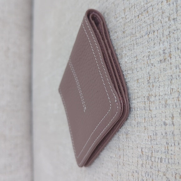 Card Holder Bifold Wallet, Purple - Picture 10 of 11